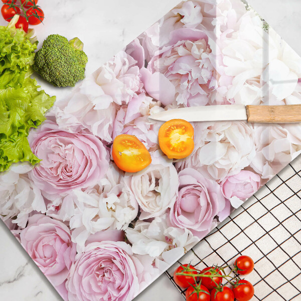 Osłona ściany przy kuchence gazowej Bukiet piwonii