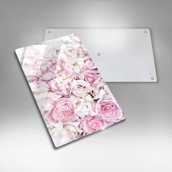 Osłona ściany przy kuchence gazowej Bukiet piwonii