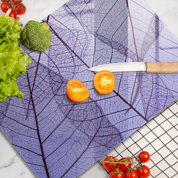 Osłona ściany przy kuchence gazowej Liście z żyłkami