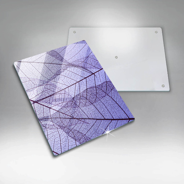 Osłona ściany przy kuchence gazowej Liście z żyłkami