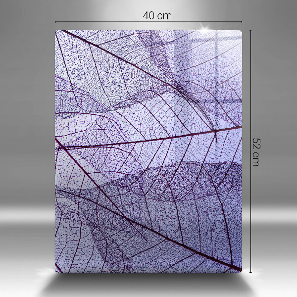 Osłona ściany przy kuchence gazowej Liście z żyłkami