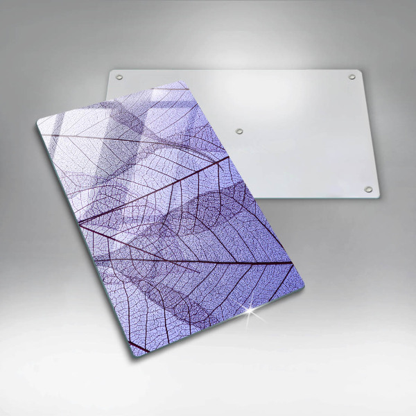 Osłona ściany przy kuchence gazowej Liście z żyłkami