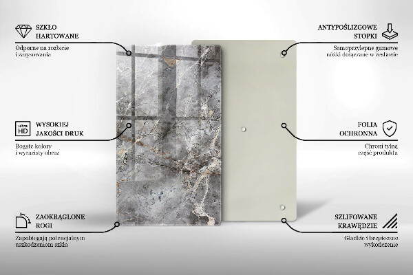 Osłona ściany przy kuchence gazowej Tekstura kamienia