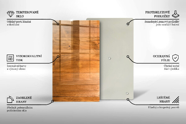 Osłona ściany przy kuchence gazowej Drewniane deski