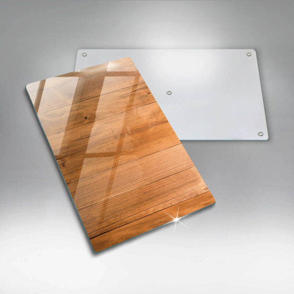 Osłona ściany przy kuchence gazowej Drewniane deski