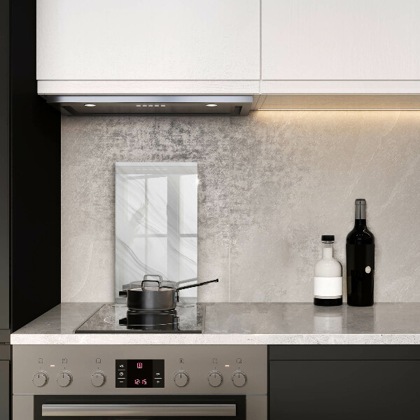 Osłona ściany przy kuchence gazowej Delikatny marmur