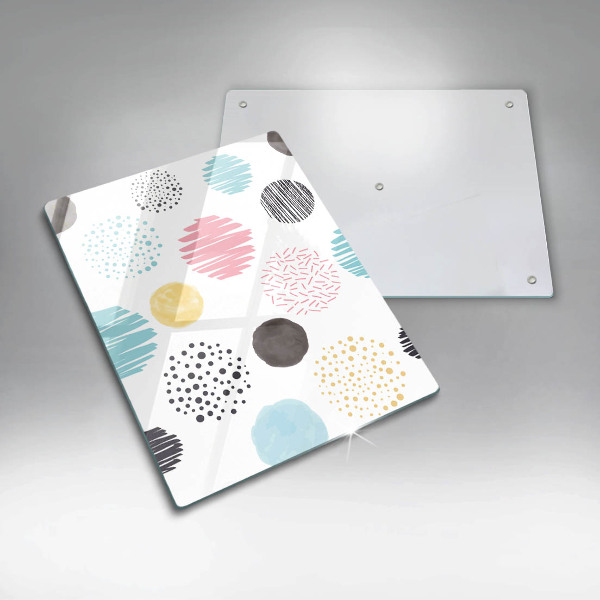 Osłona ściany przy kuchence gazowej Malowane kształty