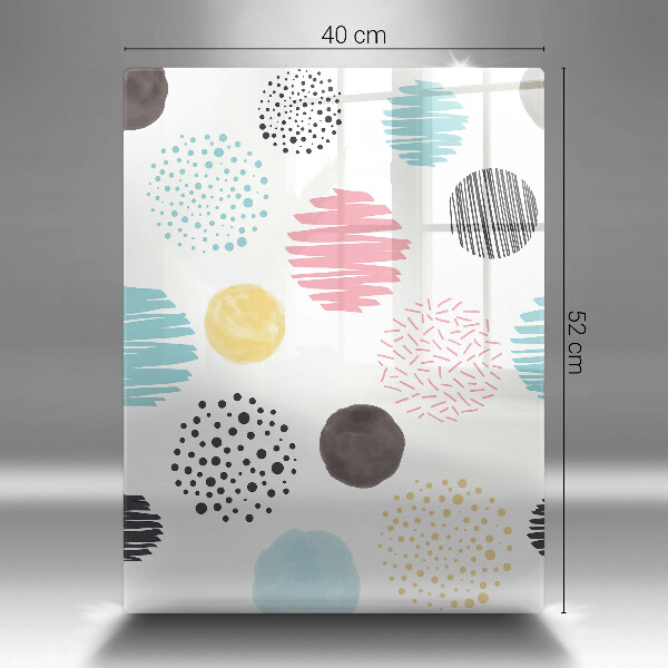 Osłona ściany przy kuchence gazowej Malowane kształty