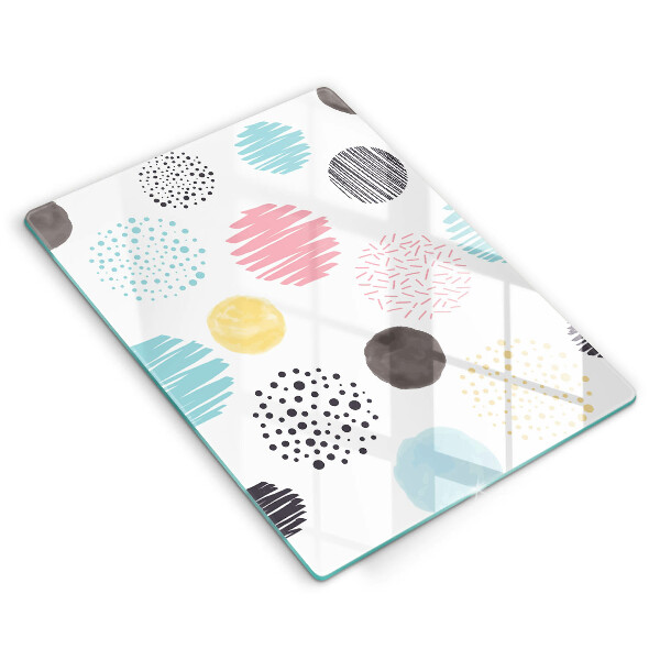 Osłona ściany przy kuchence gazowej Malowane kształty