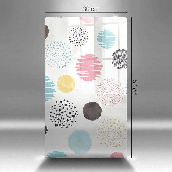 Osłona ściany przy kuchence gazowej Malowane kształty