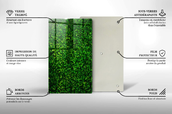 Osłona ściany przy kuchence gazowej Roślina małe listki