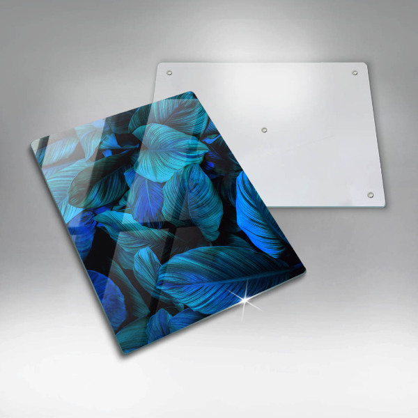 Osłona ściany przy kuchence gazowej Liście roślinność dżungli