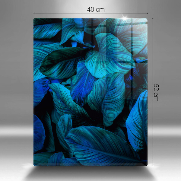 Osłona ściany przy kuchence gazowej Liście roślinność dżungli