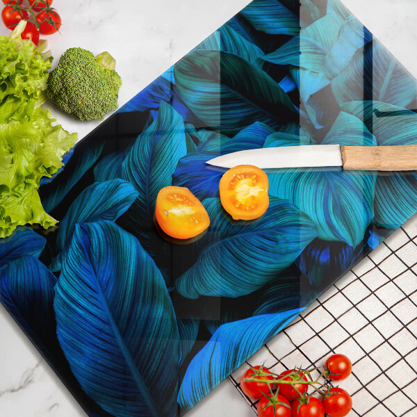 Osłona ściany przy kuchence gazowej Liście roślinność dżungli