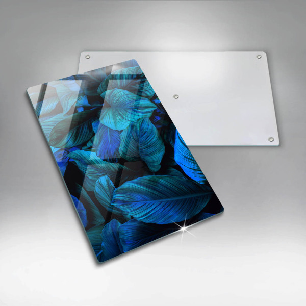 Osłona ściany przy kuchence gazowej Liście roślinność dżungli