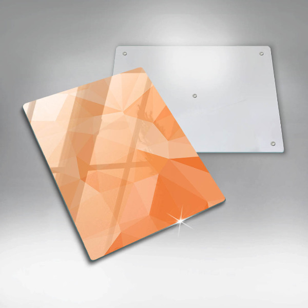 Osłona ściany przy kuchence gazowej Geometryczne tło