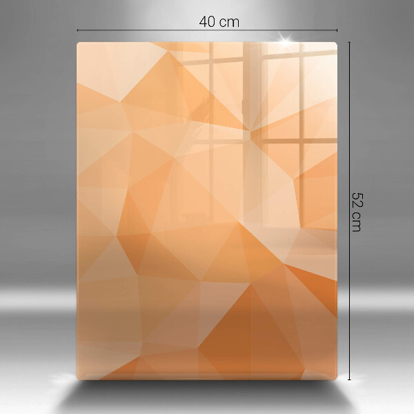 Osłona ściany przy kuchence gazowej Geometryczne tło