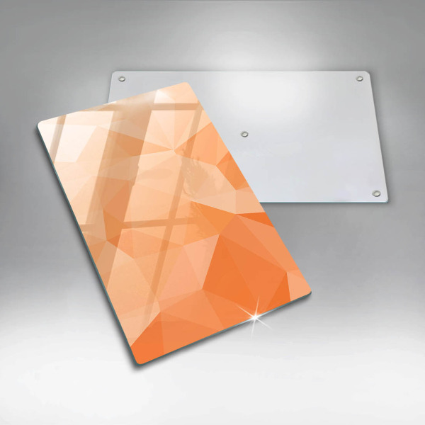 Osłona ściany przy kuchence gazowej Geometryczne tło