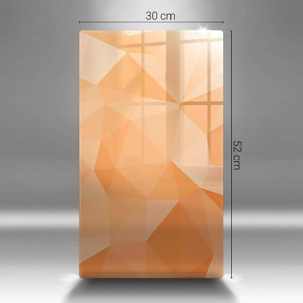 Osłona ściany przy kuchence gazowej Geometryczne tło