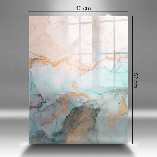 Osłona ściany przy kuchence gazowej Abstrakcja marmur