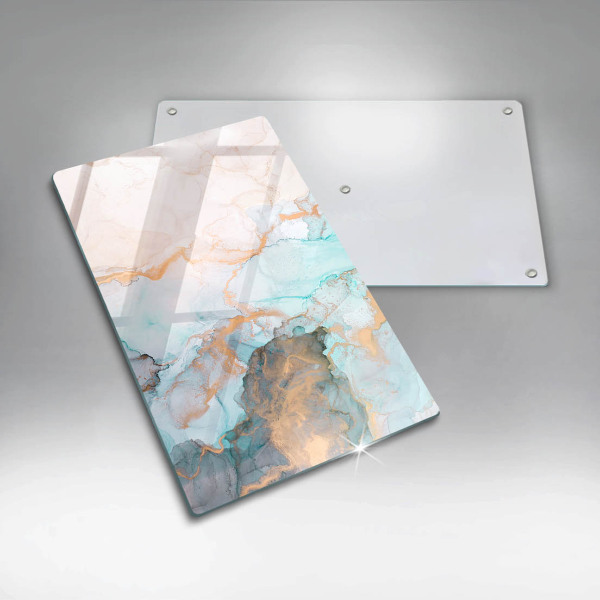 Osłona ściany przy kuchence gazowej Abstrakcja marmur