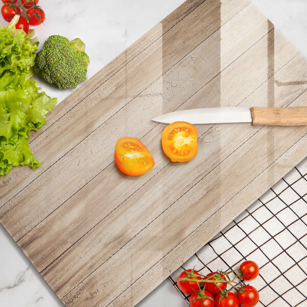 Osłona ściany przy kuchence gazowej Drewniane deski