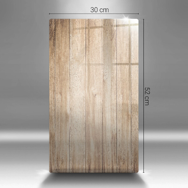 Osłona ściany przy kuchence gazowej Drewniane deski