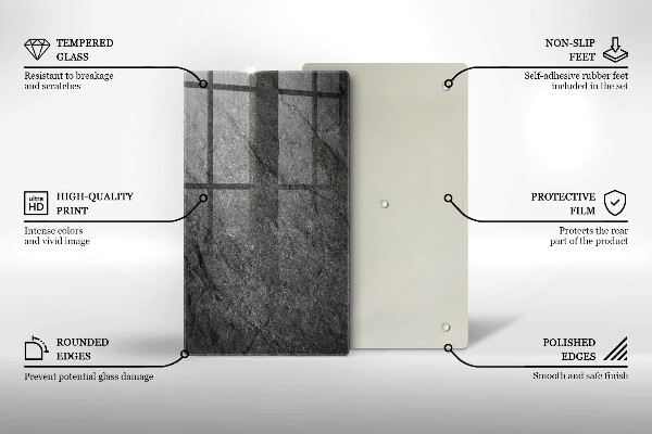 Osłona ściany przy kuchence gazowej Tekstura kamień