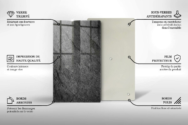 Osłona ściany przy kuchence gazowej Tekstura kamień