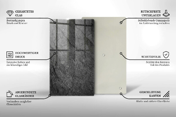 Osłona ściany przy kuchence gazowej Tekstura kamień