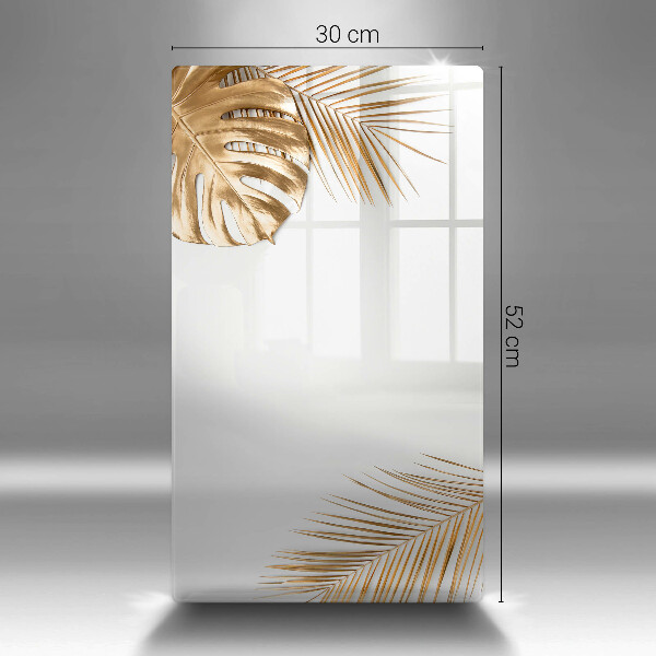 Osłona ściany przy kuchence gazowej Złote liście