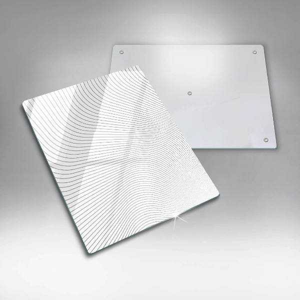 Osłona ściany przy kuchence gazowej Nowoczesny wzór linie