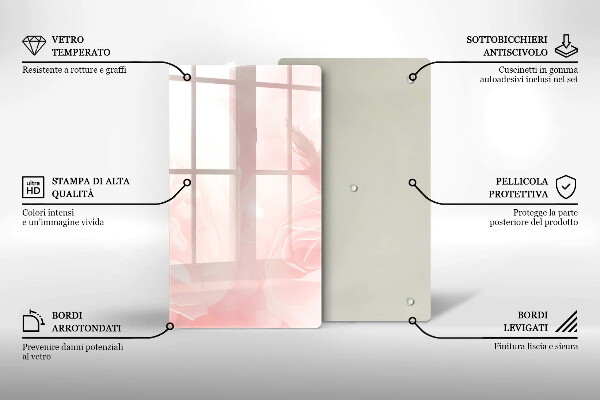 Osłona ściany przy kuchence gazowej Tło pastelowe róże