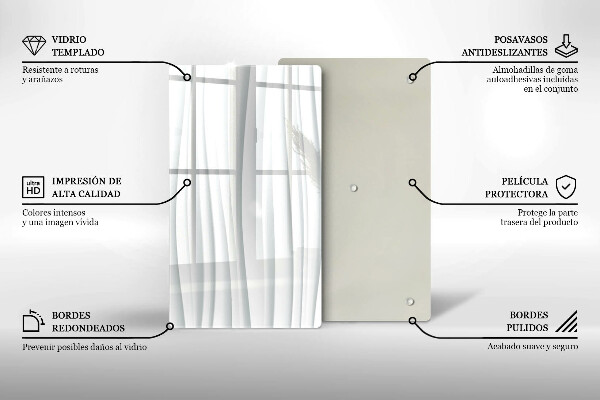 Osłona ściany przy kuchence gazowej Nowoczesna struktura