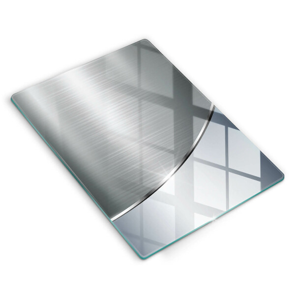 Osłona ściany przy kuchence gazowej Wzór metalowa abstrakcja