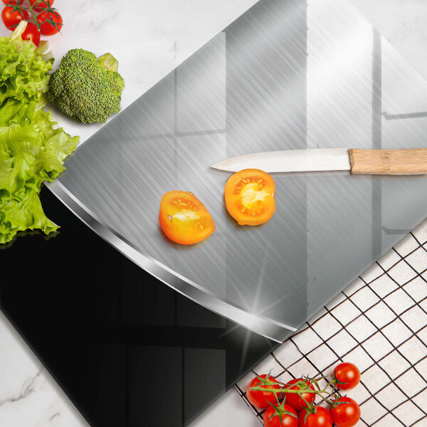 Osłona ściany przy kuchence gazowej Abstrakcja z metalem