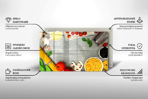 Osłona ściany przy kuchence gazowej Kuchnia jedzenie