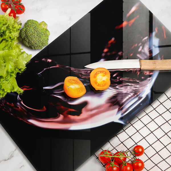 Osłona ściany przy kuchence gazowej Kieliszek czerwonego wina