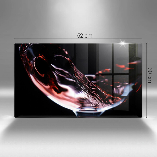 Osłona ściany przy kuchence gazowej Kieliszek czerwonego wina