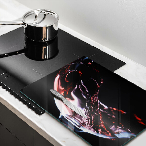 Osłona ściany przy kuchence gazowej Kieliszek czerwonego wina