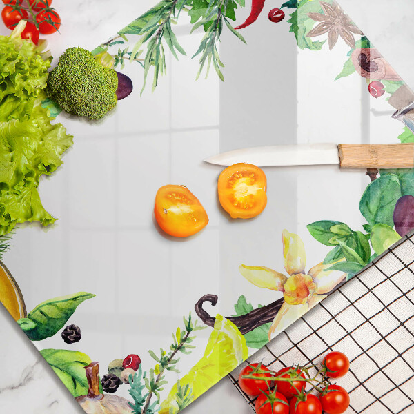 Osłona płyty indukcyjnej Malowane jedzenie