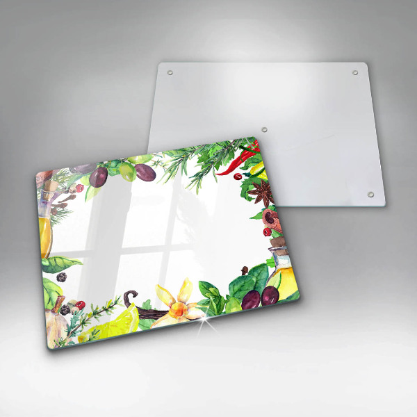 Osłona płyty indukcyjnej Malowane jedzenie