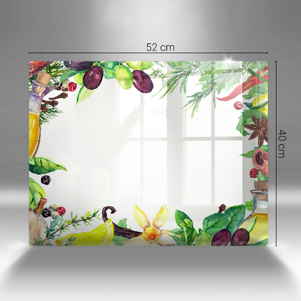 Osłona płyty indukcyjnej Malowane jedzenie