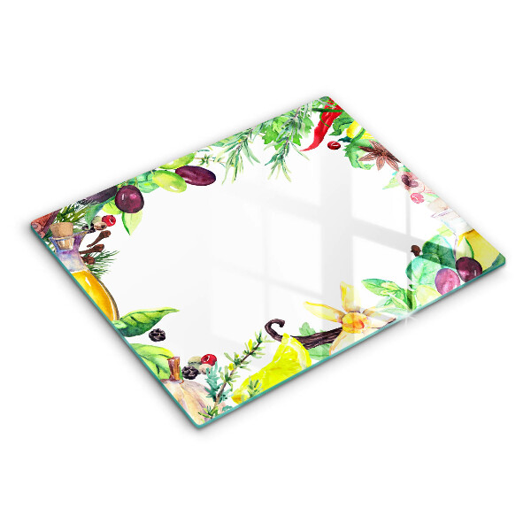 Osłona płyty indukcyjnej Malowane jedzenie