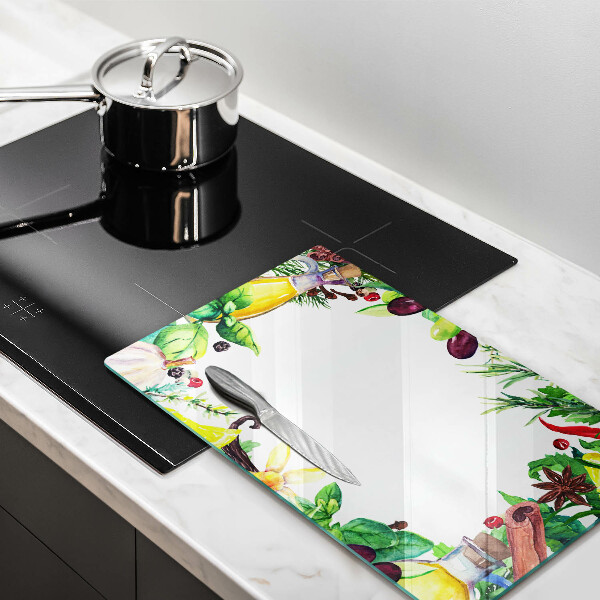 Osłona płyty indukcyjnej Malowane jedzenie