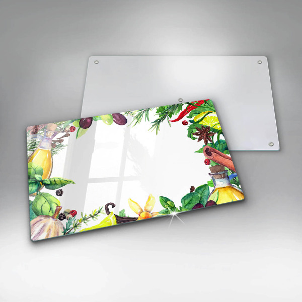 Osłona płyty indukcyjnej Malowane jedzenie