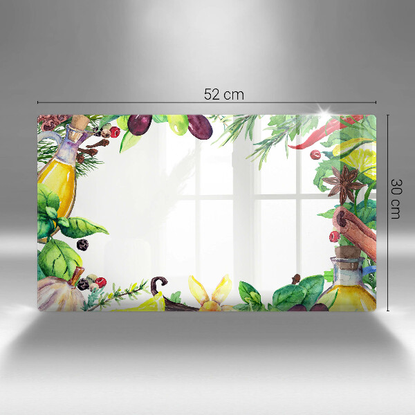 Osłona płyty indukcyjnej Malowane jedzenie