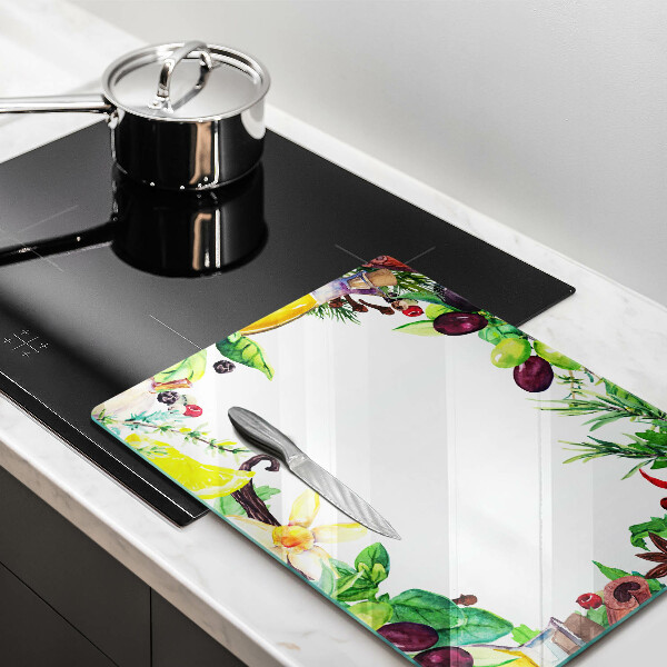 Osłona płyty indukcyjnej Malowane jedzenie