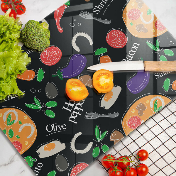 Osłona ściany przy kuchence gazowej Ilustracja jedzenie