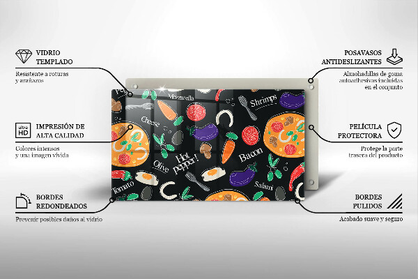 Osłona ściany przy kuchence gazowej Ilustracja jedzenie